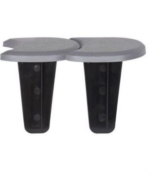 Palisada ogrodowa PROSPERPLAST IPAK2-405U, szara, 3,8 m