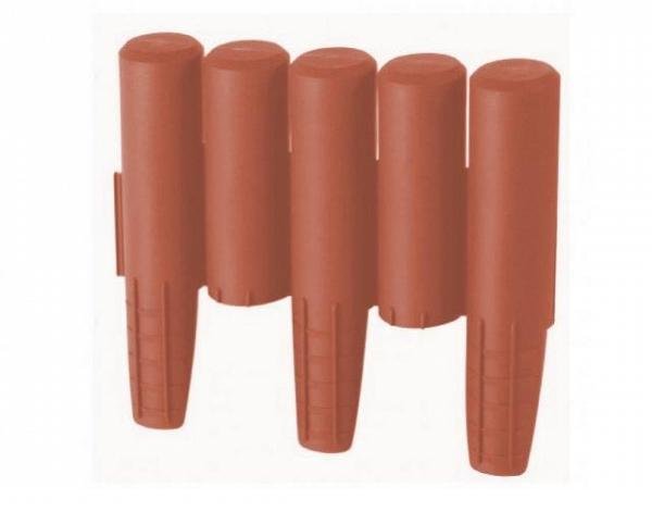 Palisada ogrodowa PROSPERPLAST IPAL5-R624, terakota, 2,7 m