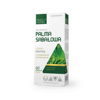 Palma sabałowa (Saw palmetto) 60 kapsułek Medica Herbs UKŁAD MOCZOWY
