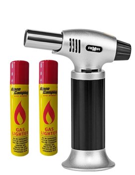 Palnik Gazowy Kuchenny Do Creme Brulee 200 W + 2 Naboje Z Gazem Butan Do Zapalniczek 200 Ml - REXXER