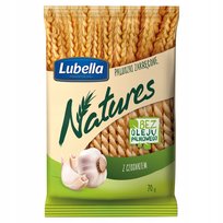 Paluszki zakręcone z czosnkiem Lubella Natures 70g