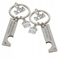 Pamiątka zakupu domu nowe mieszkanie 2025 breloczek do kluczy dla rodziny