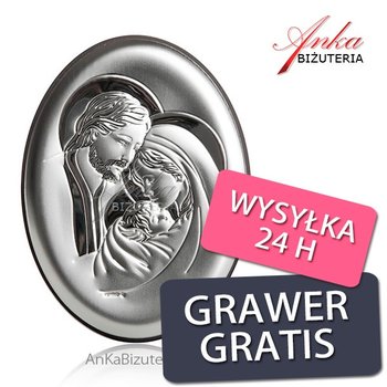 Pamiątki srebrne : Święta Rodzina - Grawer - Inna marka