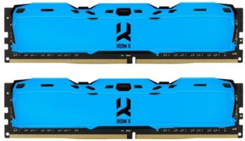Pamięć DDR4 16GB (2x8GB) DIMM 3200MHz CL16 IRDM X by GOODRAM Blue IR-XB3200D464L16SA/16GDC - GoodRam