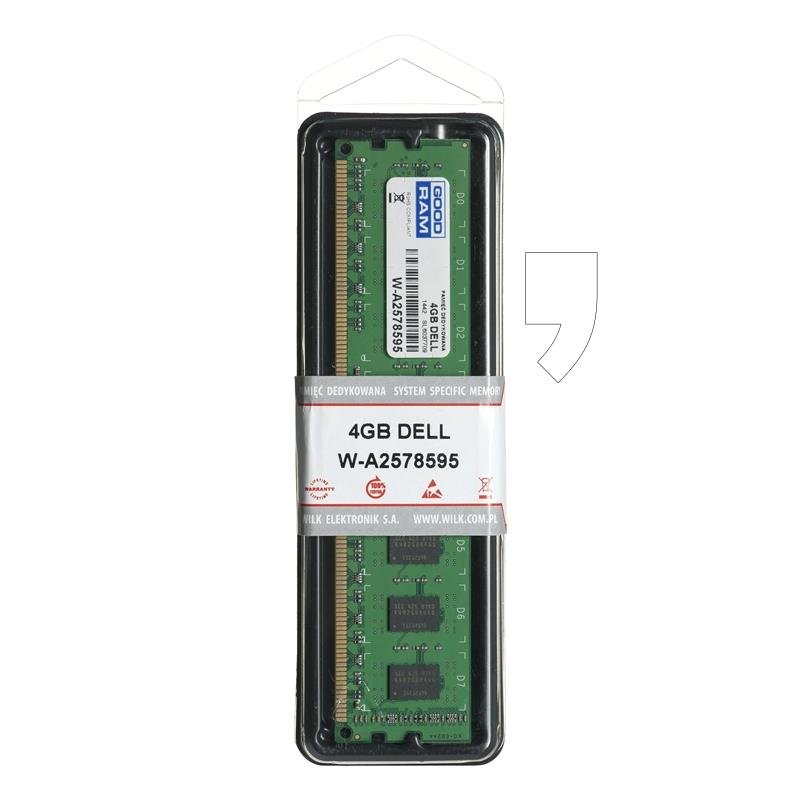 Pamięć DIMM DDR 3 GOODRAM W-A2578595, 4 GB, 1333 MHz