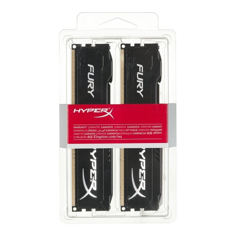 Pamięć DIMM DDR3 HYPERX Fury HX316C10FBK2/16, 16 GB, 1600 MHz, CL10 ...