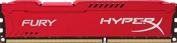 Pamięć DIMM DDR3 HYPERX Fury HX316C10FR/8, 8 GB, 1600 MHz, CL10 - HyperX