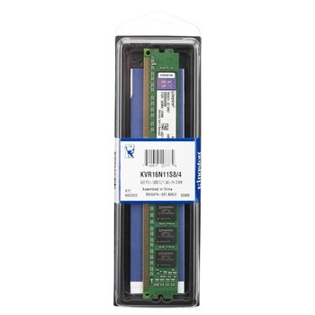 Pamięć DIMM DDR3 KINGSTON KVR16N11S8/4, 4 GB, 1600 MHz, CL11 - Kingston