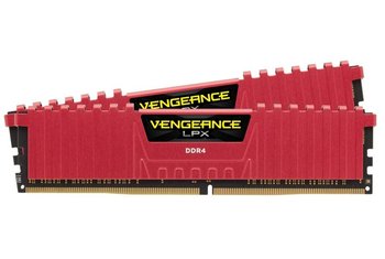 Pamięć DIMM DDR4 CORSAIR Vengeance LPX, 8 GB, 2400 MHz, CL14 (2*4GB) RED CL14-16-16-31 - Corsair