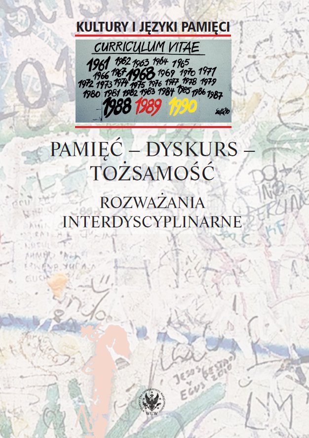 Pamięć - dyskurs - tożsamość. Rozważania interdyscyplinarne - ebook epub