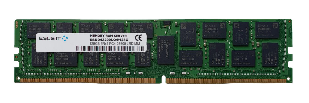 Kit Mémoire Serveur A-Tech 128 Go DDR4 3200 ECC - 4x32 Go RDIMM - PC4