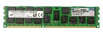 Pamięć RAM 1x 16GB Micron ECC REGISTERED DDR3  1600MHz PC3-12800 RDIMM | MT36JSF2G72PZ-1G6# - Micron