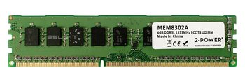 Pamięć RAM 1x 4GB 2-POWER ECC UNBUFFERED DDR3 2Rx8 1333MHz PC3-10600 UDIMM | MEM8302A - 2-POWER
