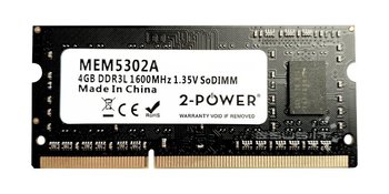 Pamięć RAM 1x 4GB 2-POWER SO-DIMM DDR3 1600MHz PC3-12800 | MEM5302A  - 2-POWER
