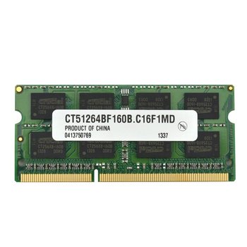 Pamięć SODIMM DDR3 CRUCIAL, 4 GB, 1600 MHz, 11 CL - Crucial