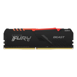 Pamięć stacjonarna Kingston FURY Beast RGB 8 GB 2666 MT/s DDR4 CL16 Pojedyncza kość KF426C16BBA/8 - Kingston