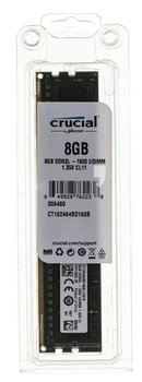 Pamięć UDIMM DDR3L CRUCIAL, 8 GB, 1600 Mhz, 11 CL - Crucial