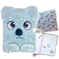 Pamiętnik na kłódkę, kluczyk dla dziewczynek pluszowy notes KOALA St.Majewski