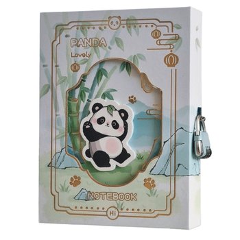Pamiętnik Notes Na Kłódkę Format A4 96Kart. Panda - myHomelife