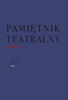 Pamiętnik Teatralny Instytut Sztuki PAN