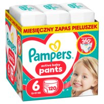 Pampers Active Baby pieluchomajtki rozmiar 6, 120 szt