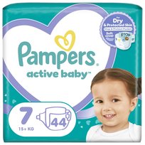 Pampers Active Baby Pieluszki, rozmiar 7, 44 szt. (15kg+)