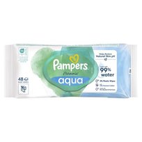 PAMPERS Chusteczki nawilżane harmonie aqua, 48szt. plastic free