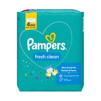 Pampers Fresh Clean Chusteczki nawilżane, 4x80szt.