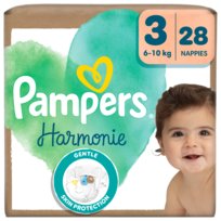 Pampers Harmonie Pieluszki, rozmiar 3, 28 szt. (6-10 kg)