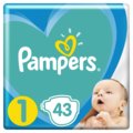 Pampers, New Baby, Pieluchy jednorazowe, rozmiar 1, 2-5 kg, Newborn, 43 szt. - Pampers