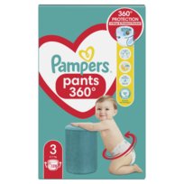 Pampers, Pants, Pieluchomajtki, rozmiar 3, 6-11 kg, 128 szt. 