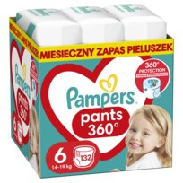 Pampers Pants Pieluchomajtki rozmiar 6 15kg+, 132 sztuki