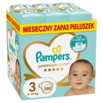 Pampers Pieluchy Premium Care 3 Midi, 200szt.