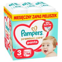 Pampers Premium Care pieluchomajtki rozmiar 3, 114 szt