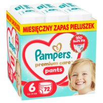 Pampers Premium Care pieluchomajtki rozmiar 6, 72 szt