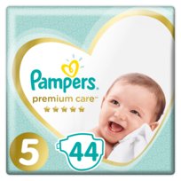 Pampers, Premium Care, Pieluchy jednorazowe, rozmiar 5, Junior, 11-16 kg, 44 szt.