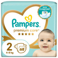 Pampers Premium Care Pieluszki, rozmiar 2, 68 szt. (4-8 kg)