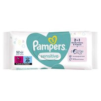 Pampers Sensitive Chusteczki nawilżane, 52szt.