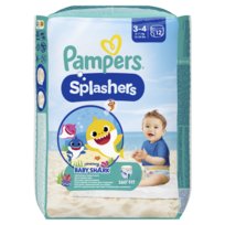 Pampers Splashers 3-4 (6-11 kg) jednorazowe pieluszki do pływania Baby Shark, 12szt. Pampers