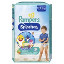 Pampers Splashers 5-6 (14+ kg) jednorazowe pieluszki do pływania Baby Shark, 10szt. Pampers