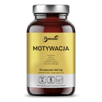 Panaseus Motywacja Suplement diety, 50 kaps. guarana maca gotu kola - Panaseus