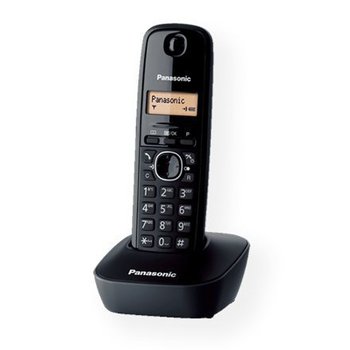 Panasonic Cordless KX-TG1611FXH Black, Identyfikacja rozmówcy, Połączenie bezprzewodowe, Pojemność książki telefonicznej 50 wpis - Panasonic