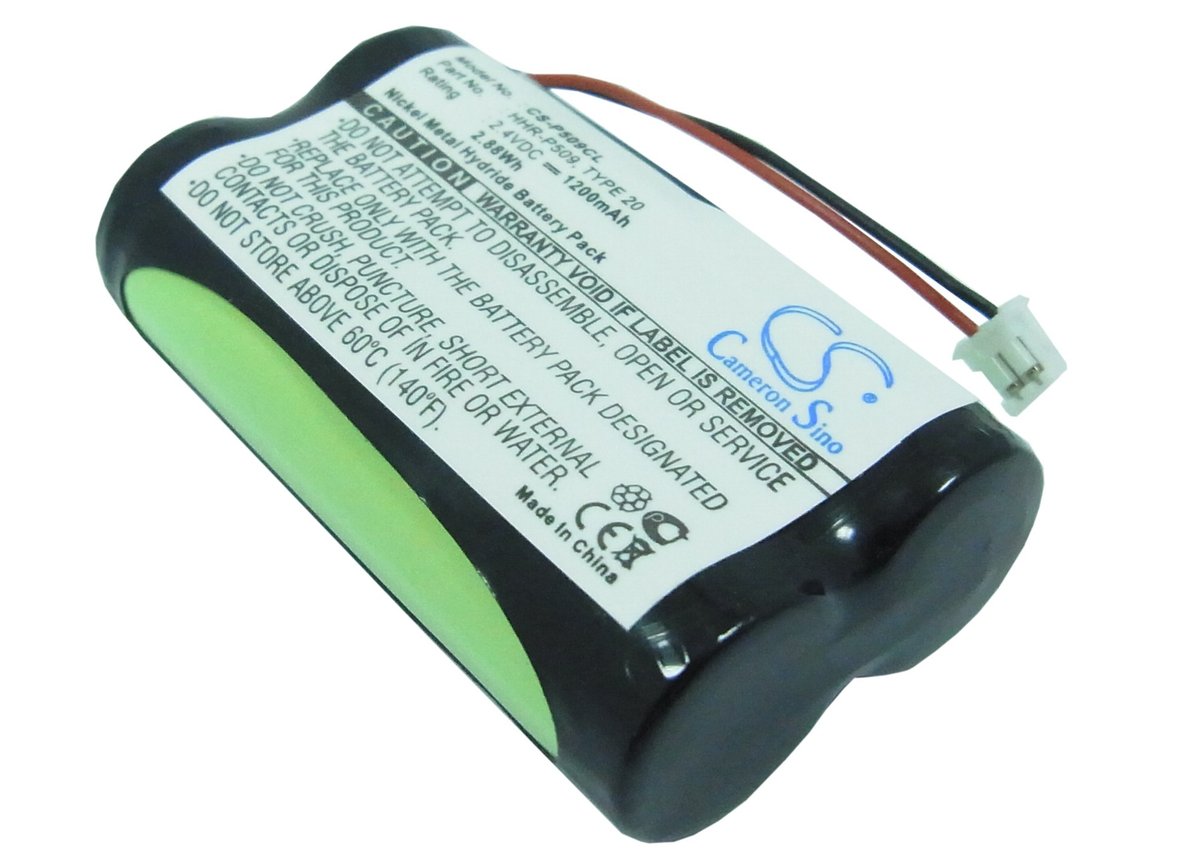 Batteria NiMH Per Panasonic HHR-P513 - 2,4V, 1500mAh, 3,6Wh - Sostituto Compatibile 100%