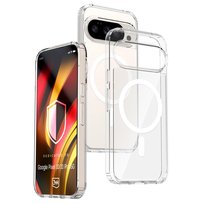 Pancerne bezbarwne etui z MagSafe cover plecki na tył do Google Pixel 10/ 10 Pro - 3mk Hardy LiqForce Mag Case