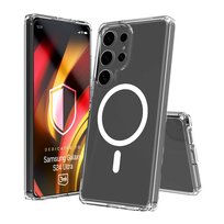Pancerne bezbarwne etui z MagSafe cover plecki na tył do Samsung Galaxy S24 Ultra - 3mk Hardy LiqForce Mag Case