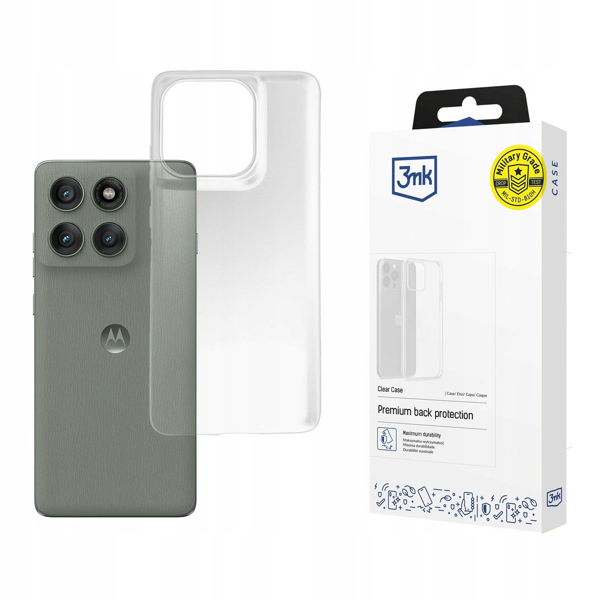 3MK Pancerne etui cover plecki na tył do Motorola Edge 60 Pro - 3mk Armor Case