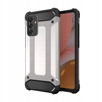 Pancerne hybrydowe etui Hybrid Armor pokrowiec do Samsung A56 - srebrne - Hurtel