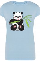 Panda Damski Słodki T-Shirt Nadruk Rozm.L