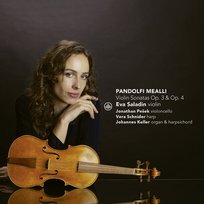 Pandolfi: Violin Sonatas Op. 3 & 4 Schnider Vera, Pesek Jonathan, Keller Johannes, Saladin Eva