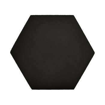 Panel akustyczny ścienny 3d WallMarket, Dekoracja ścienna 3d, Heksagon czarny 32x27,7x2,5 cm - WallMarket